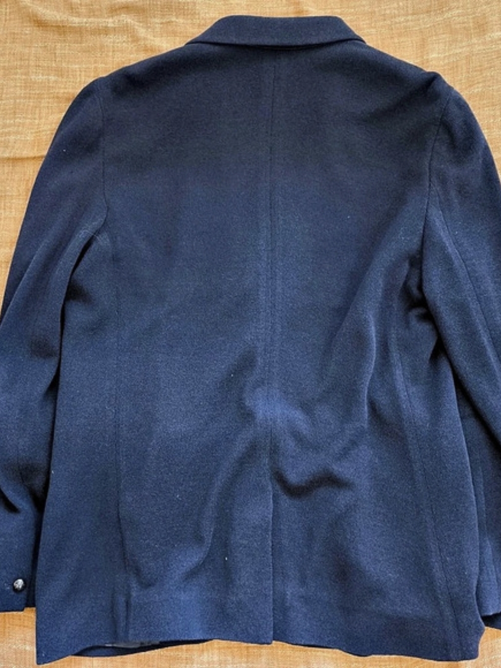 John Varvatos USA Navy Knit Crest Button Unstructured Cardigan Coat Men's Size L - Picture 7 of 16